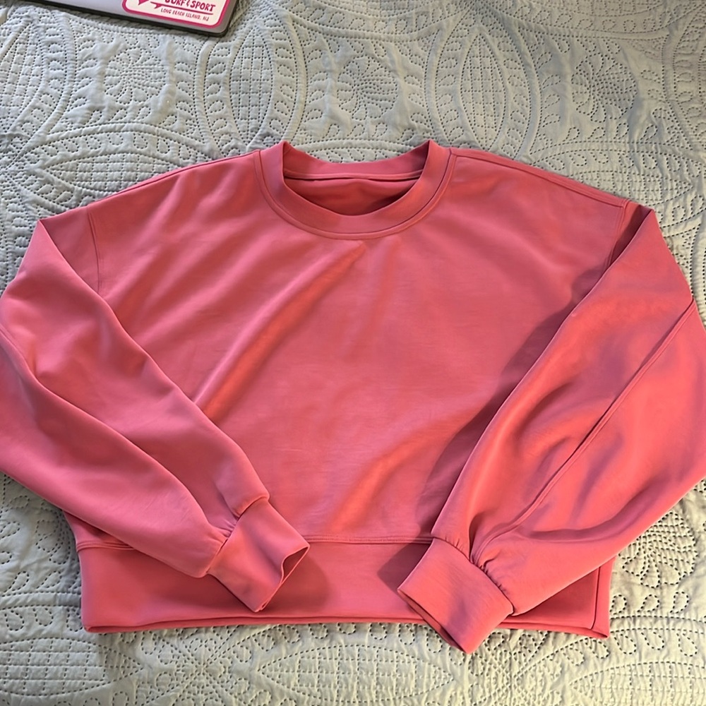 Softstream perfectly oversized cropped crew